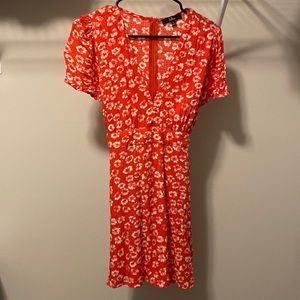 Lulus red mini dress size M